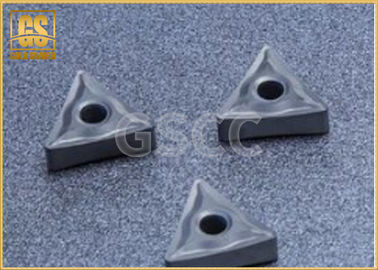 Bộ chèn cacbua tùy chỉnh hình tam giác, công cụ CNC carbide Chèn YG6 / YG8 / Lớp