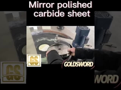 Tấm thép cacbua vonfram 100 * 100 * 1.2mm cho hợp kim khảm rãnh bên trong silicon bán dẫn